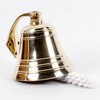 5" Brass Ship Bell – Polished Nautical Maritime Heavy Duty