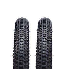WEEROCK 27.5 Inch MTB Bike Tires 2 Pack Tires Folding Bead Replacement Tyre 27.5 x 1.95 for 27.5 Inch Bicycles MTB Mountain Bicycle, Black