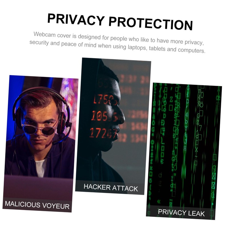 CIYODO 3pcs Panda Pattern Webcam Cover Slide for Privacy Protection