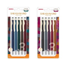Zebra Sarasa Nano Vintage 5-piece set / 제브라 사라사 나노빈티지 5본 세트