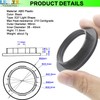 LRMYS E27 Lamp Shade Reducer Ring Converter, Plastic Lamp Holder