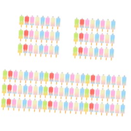 Operitacx 5sets Pendant Real Fruit Gummies Pop Ice Mold Mini Glitter Sea Moss Gel Jewelry Trinkets Kit Fruit Charms Pink Ice Cream Cabochons Gummy Spinner Gemstones Dream Catcher 25pcs*5