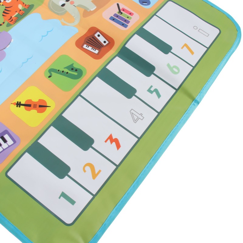Musical Mat for Toddlers Floor Piano Keyboard Drum Carpet Waterproof