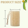 10 Stücke Luffa Schwamm Natürliche, Duschschwamm, Loofah, Natürliche Luffa Peeling,
