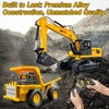 Remote Control Alloy Excavator and Truck, best gift for boys,