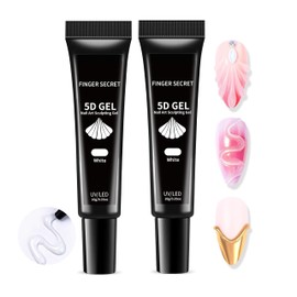 CARMEIN 5D Nail Art Sculpting gel Kit-2PCS10g/0.35floz Unleash Your Creativity in Art Sculpting 5D Nail Gel Dimensional designs Ideal for both professional and Home DIY