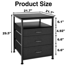 Mini Fridge Stand Heavy Duty Mini Fridge Table with Storage Dorm Fridge Shelf Beverage Refrigerator Table Stand for Home Office Dorm Apartment Kitchen