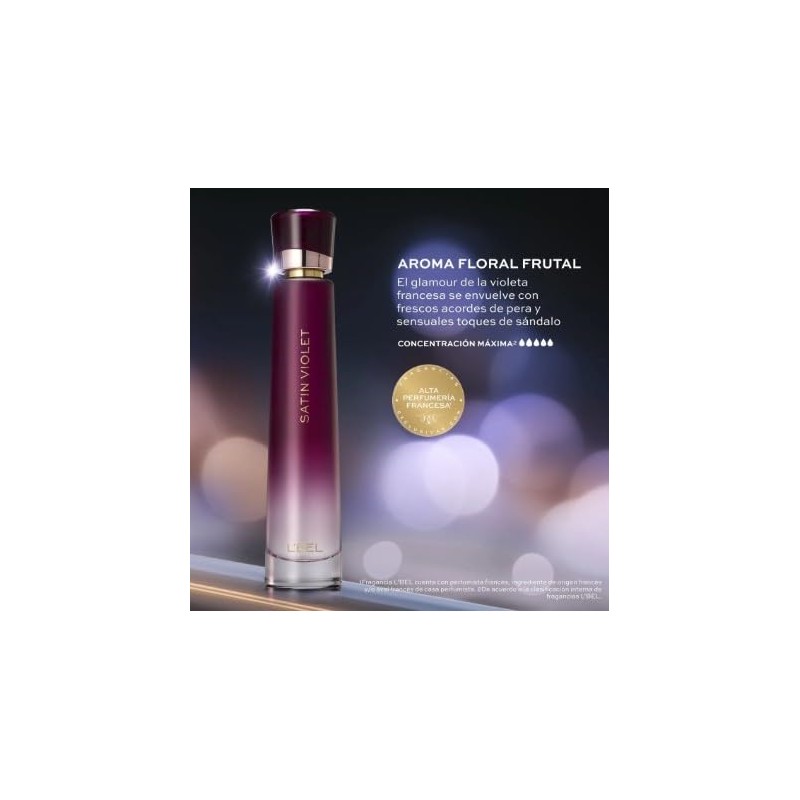 L'Bel Satin Violet Parfum/Perfume Femenino 50 ml / 1.7 fl.oz.
