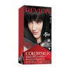 Revlon Colorsilk Permanent Hair Color 10 Black with Keratin Ammonia