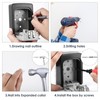 Holdfiturn Wall Mounted Key Safe Combination Lock Box with 12-Digit