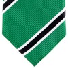 Retreez British Bar Striped Woven Microfiber 2" Skinny Tie -