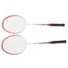 2PCS Professional Badminton Racket with Comfortable Handle Practice Badminton Racket