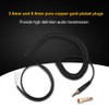 Sunicon Audio Cable, Audio Spring Wire Coil Cable with 3.5mm/6.5mm