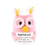 Funny Positive Owl, Adorable Positive Owl Crochet Knitted Doll with