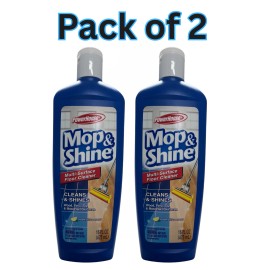 PowerHouse Mop & Shine Floor Cleaner 16 oz x2, Citrus, Wood Tile Vinyl Safe