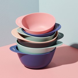 Fromm Color Studio Mixing Bowls for Hair Color, Hair Dye, Bleach and Treatments with Spill Proof Rubberized Base, 16 Ounce, 3 Pack