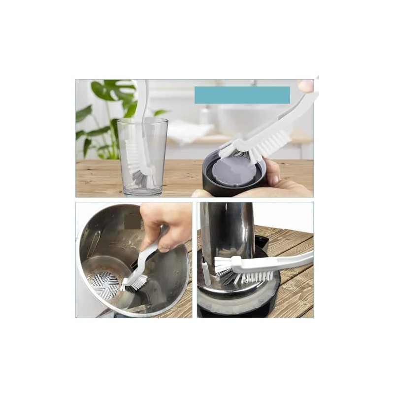 Right Angle Bottle Brush for Kitchen, Bathroom Scrub Brush, Clean