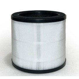 Nispira 3-in-1 True HEPA Activated Carbon Filter Replacement For Air Purifier | Compatible with Bionaire 360 UV Holmes HPA360W | Remove Smokes, Pollen, Dust | 1 Pack