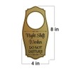 Night Shift Worker Do Not Disturb Door Hanger | House