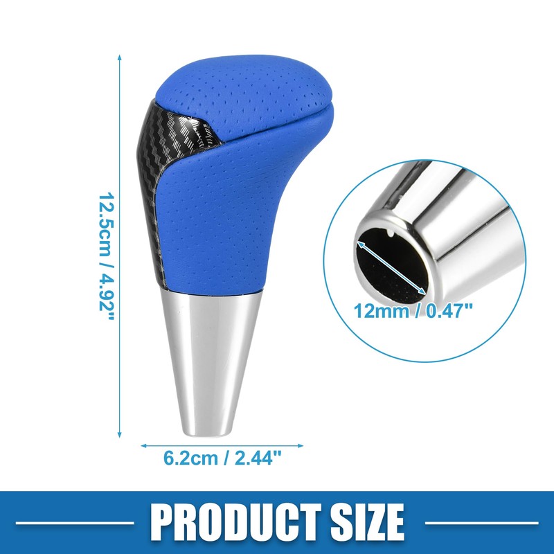 A ABSOPRO Automatic Transmission Gear Shift Knob Carbon Fiber Pattern