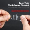 LeBao 12 Rolls Easy Tear Transparent Tape Refills for Dispenser,
