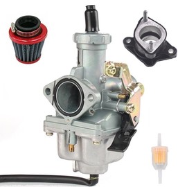 YJGZSVK PZ27MM Carburetor For CG125cc 150 200 250 200cc 250cc 300cc 4 Stroke Motorcycle Dirt Bike Carb Joint Intake Manifold Boot Air Filter