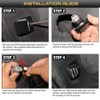 KURL-T 2 Packs LED License Plate Light Lamp Car Number