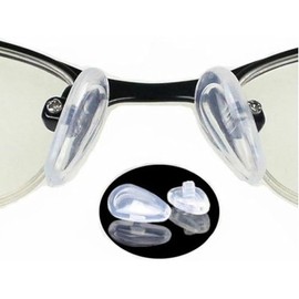 Seek Optics Replacement Nose Pads for Oakley Wiretap 2.0 OX5152 - Comfortable Technology to Replace a Broken or Missing Nose Pad in Existing Frames Clear