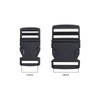 VGOL 8PCS Plastic Quick Side Release Buckle Clips Contoured Side