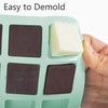 Zorazio 40-Cavity Square Silicone Mold,2Pack Silicone Caramel Candy Molds,Square Hard