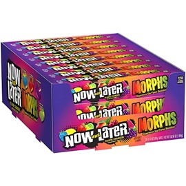 Now & Later Morphs Mixed Fruit Chews Pack, 2.44 Ounce, 24 Count