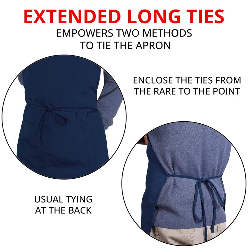 Utopia Kitchen 10 Pack Bib Apron, Unisex Adjustable Aprons with