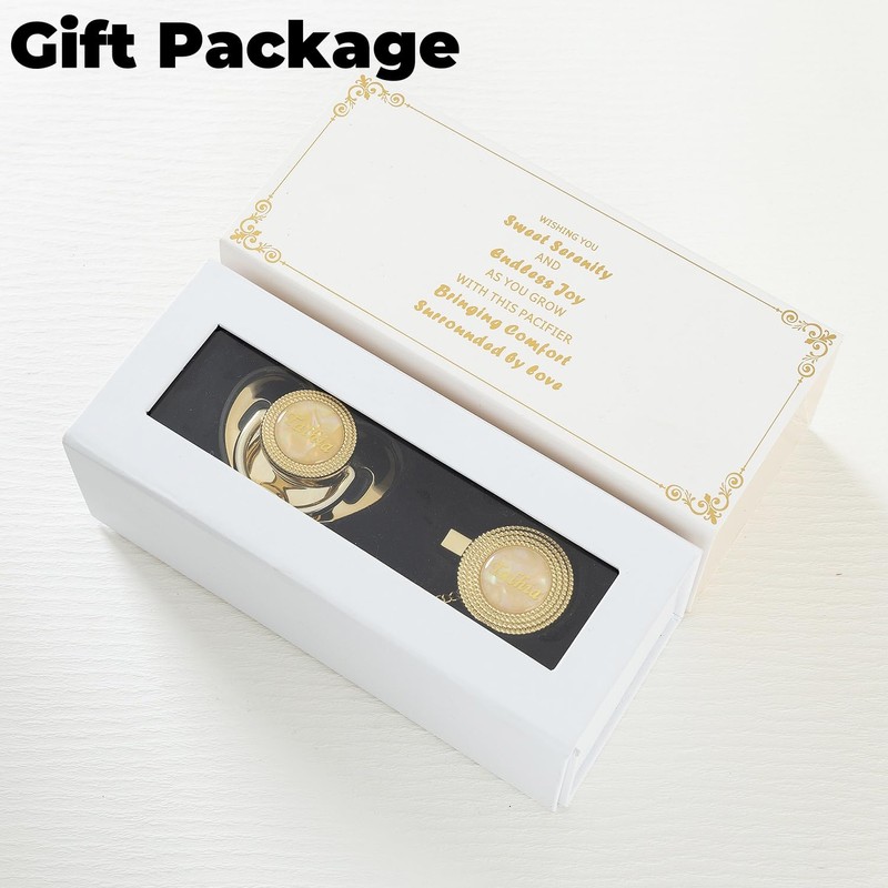 MIyocar All Handmade Bling Baby Pacifier and Clip Set 26