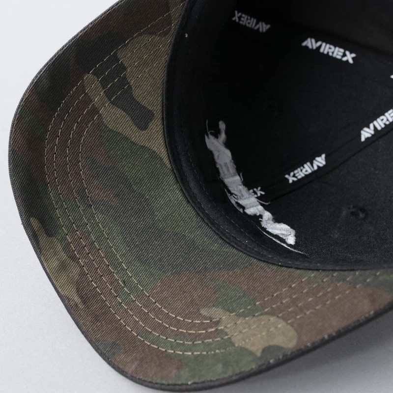 Avilex Men's Military 6 Panel Baseball Cap, Hat, Cotton Cap,