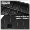 DNA MOTORING 2pcs 5.5" Rise Rubber Arrow Curb Ramp Heavy