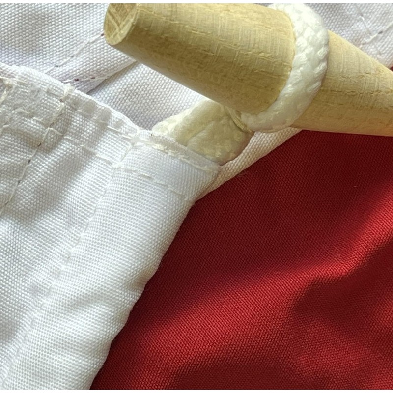 NWFlags Union Jack Hand Stitched Flag with Rope & Toggle