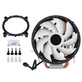 CPU Cooler Double Tower Efficient Mute Double Heat Conduction Single Fan LED Radiator for AMD CPU