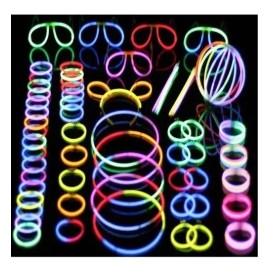 Neon 50 Pulseras Luminosas Fluorescentes Neon Fiesta Batucada