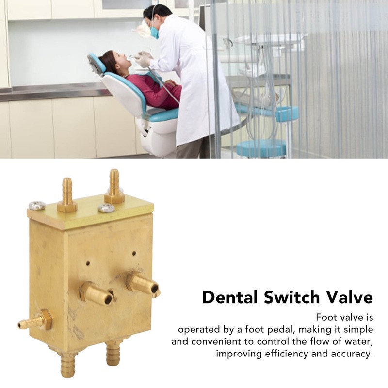 8 Connections Dental Chair Unit Copper Accessory Valve Dental Water