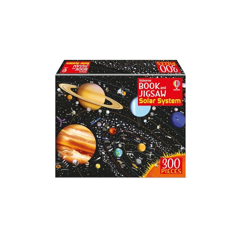 USBORNE BOOK AND JIGSAW THE SOLAR SYSTEM