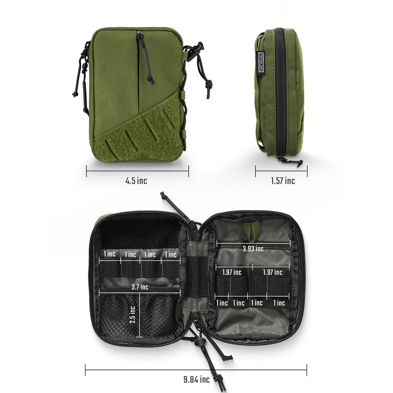 TACTICAL_GEEK Block E Series EDC Pouch Compact Belt Bag, Multi-Purpose