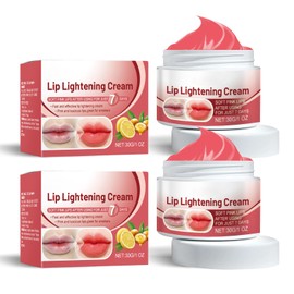 2 Stück Lip Lightening Feuchtigkeitsspendende Lippenbalsam für Lippenpeeling, Lippenmaske Repariert Trockene, Schälende Lippenmaske, Feuchtigkeitsspendende Lippenmaske Aufhellung von Lippenfältchen