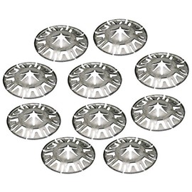 Alkan 511171 Clamping Disc Motor Cover Quick Release Metal Mounting Clips Cover Clips (Replacement for OEM N90335006), 10-Piece