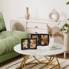 Vittanly 5x7 Double Picture Frame, Hinged 2 Opening MDF Photo