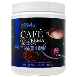 Premium Instant Coffee with Ganoderma (Reishi) - 100% Vegan and Delicious - Cafe Ganoderma - 300 grams