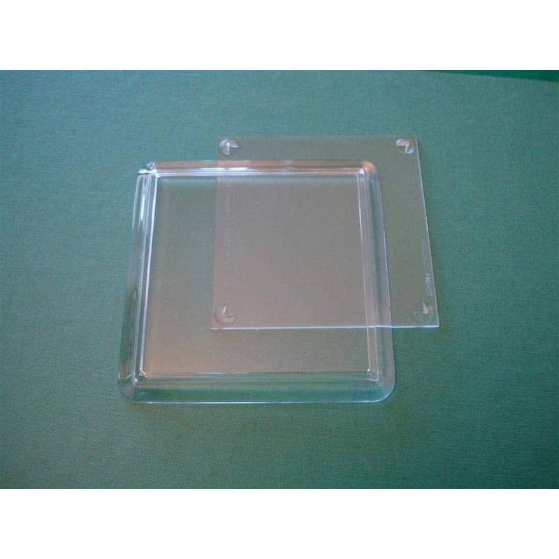 Ten Acrylic Clear Square Plastic Coasters (extra depth for craft)