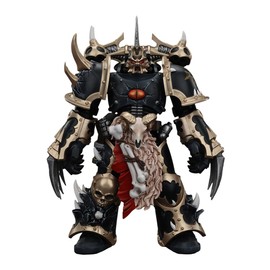 JOYTOY-Warhammer The Horus Heresy 1:18 Action Figure Chaos Space Marines Black Legion Chosen with Lightning Claws-Collection Model Birthday Gifts
