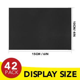 DIYMAG DIYMAG Adhesive Magnetic Sheets, |4" x 6"| 42 Packs, Flexible Magnet Sheets with Adhesive for Crafts, Photos and Die Storage, Easy Peel and Stick, Easy to Cut into Any Shape/Size (4" x 6"- 42P)