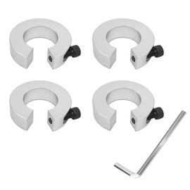 Euogeudel 4PCS SBR16 16mm Linear Rail Stop Collars Aluminum Alloy Shaft Limit Fixing Rings CNC Parts Tool Linear Rail Shaft Stop Collars