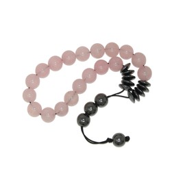 N3 RQ - Greek Style Loose Strung Prayer Beads 10mm Rose Quartz Gemstone Beads Handmade